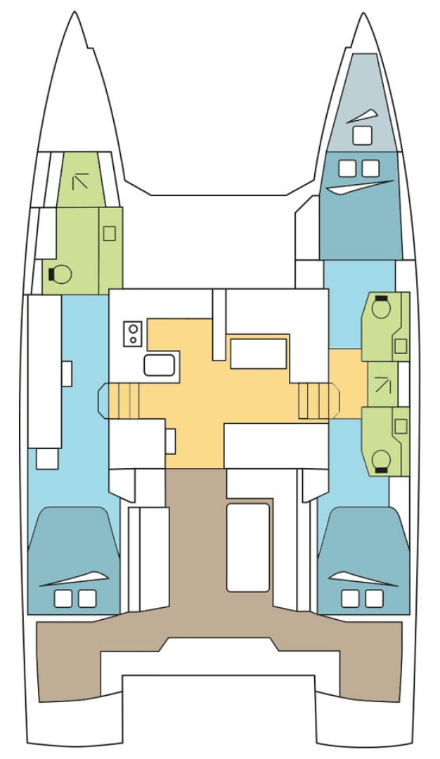 Noleggiare una Nautitech Nautitech 46 Fly a Komolac