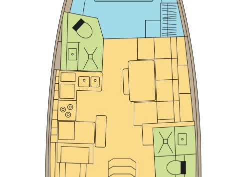 Jeanneau Sun Odyssey 440 da affittare a  Parham Town