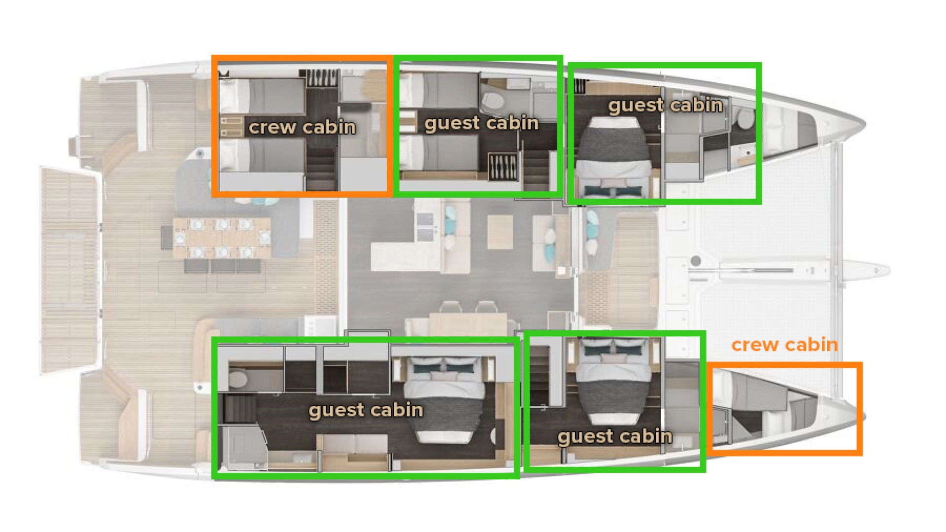 Noleggio barche Castelli economico Lagoon 60