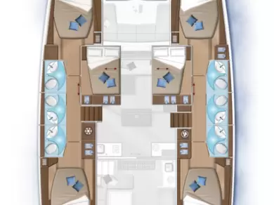 Noleggio Catamarano a Álimos – Lagoon Lagoon 50