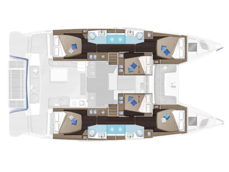 Noleggio barche Lagoon Lagoon 51 a Lefkáda su Samboat