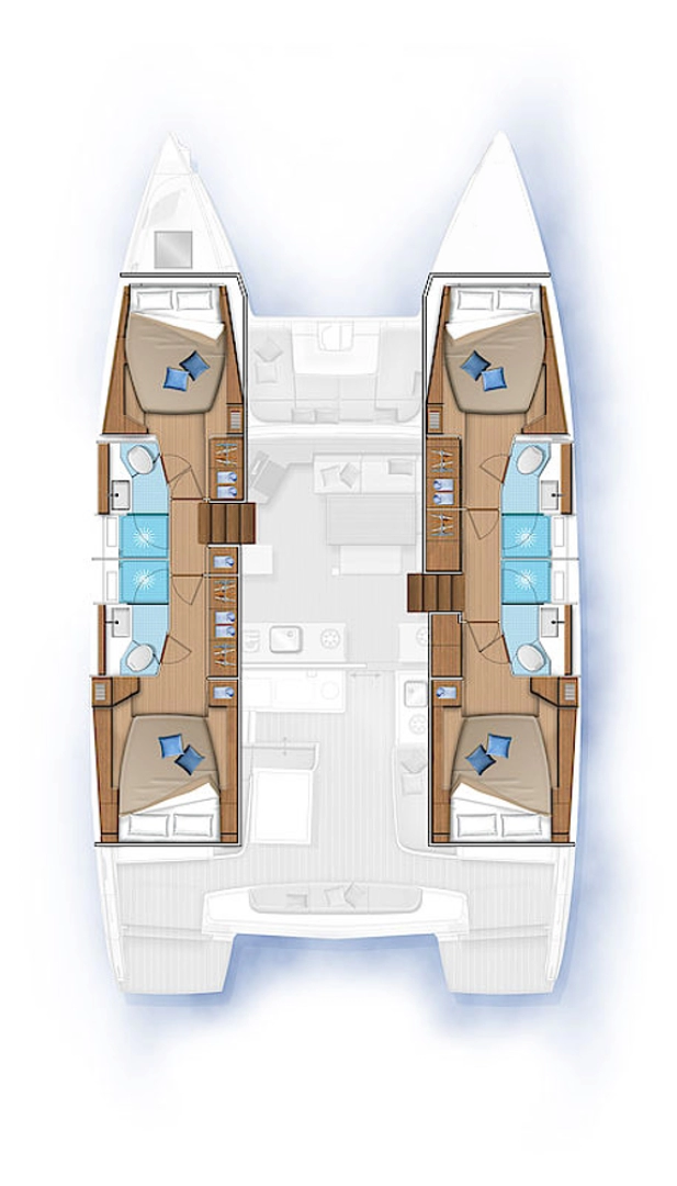 Noleggio barche Sukošan economico Lagoon 46
