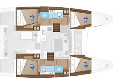 Noleggio Catamarano Lagoon con patente nautica