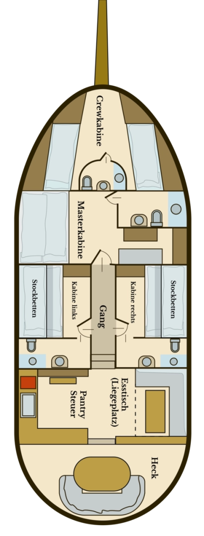 Noleggiare una Custom Made Larus - 3 + 1 cab. a Pirovac