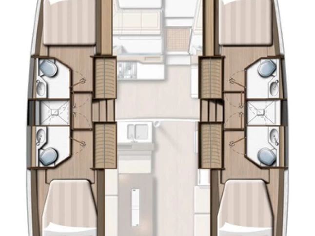 Noleggio Catamarano a Álimos – Bali Bali 4.2