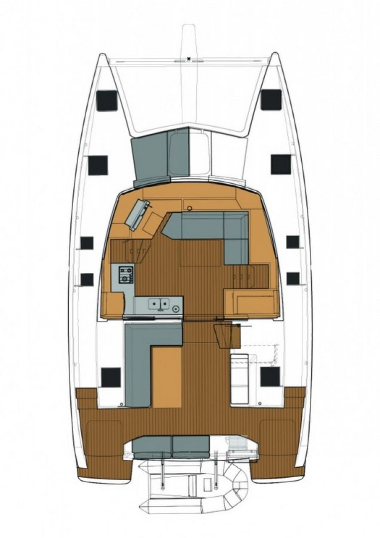 Noleggiare una Fountaine Pajot Lucia 40 a Trogir