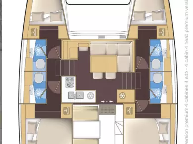 Noleggio barche Lagoon Lagoon 39 a Zaravecchia (Biograd) su Samboat