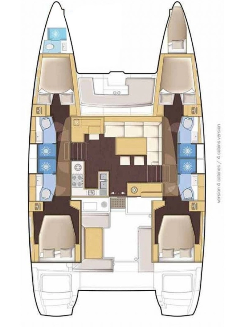 Noleggio barche Skiathos economico Lagoon 46