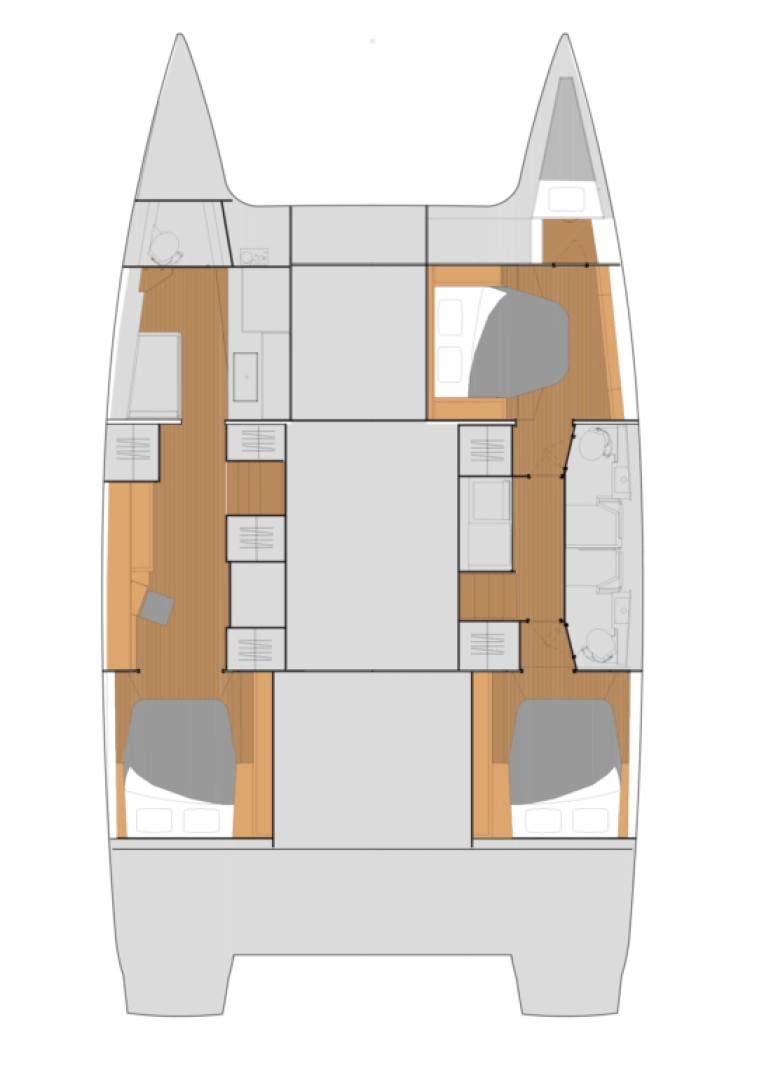 Noleggiare una Fountaine Pajot Fountaine Pajot Tanna 47 Maestro - 3 + 1 cab. a Marsh Harbour