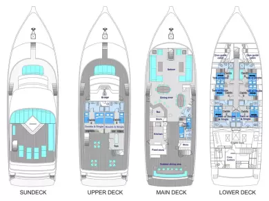 Noleggio Yacht di lusso a Malé – Custom Made MY Honors Legacy