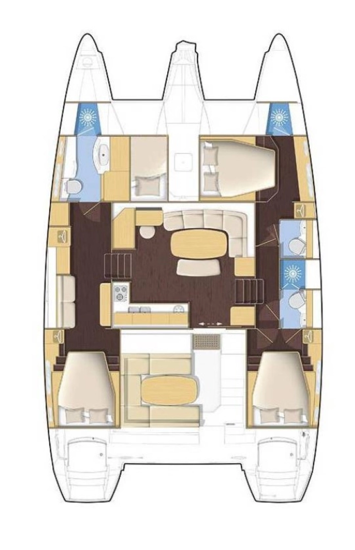 Noleggio barche Rogosnizza economico Lagoon 421