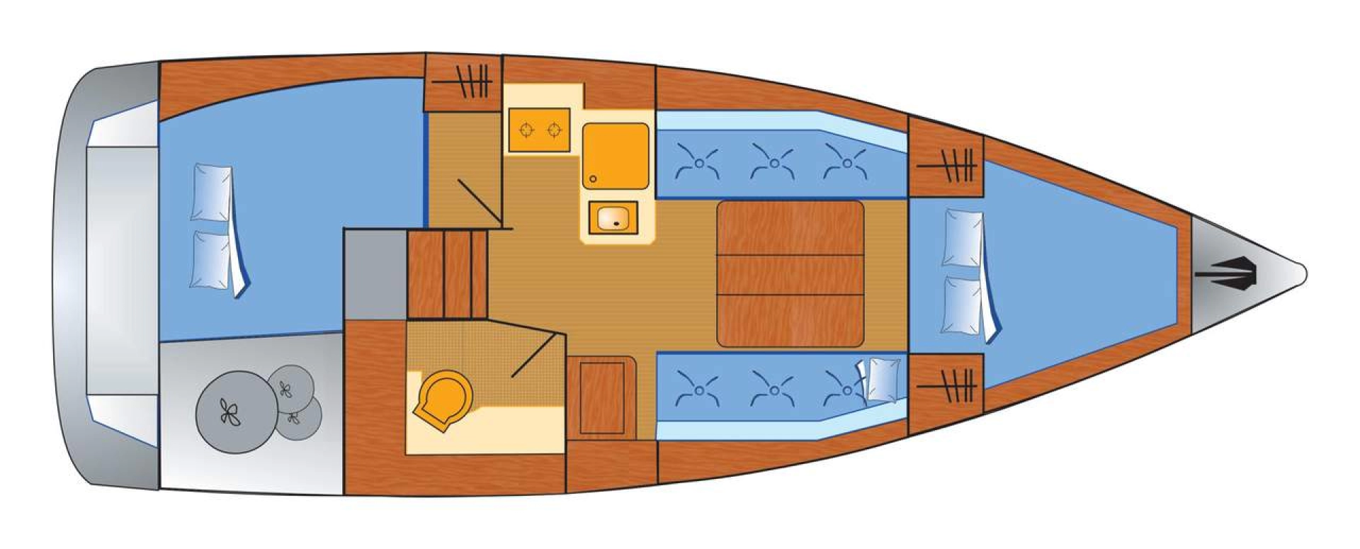 Noleggiare una Dufour Dufour 310 a Heiligenhafen