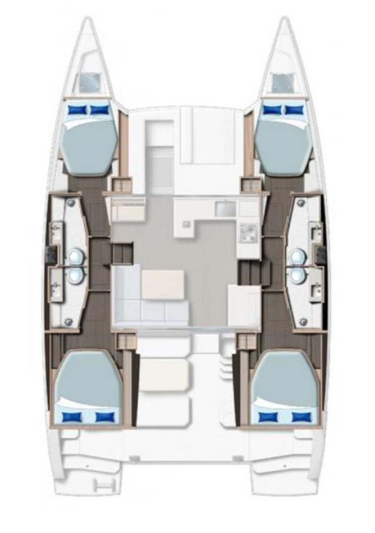 Noleggio Catamarano a Cannigione – Leopard Catamarans / Robertson & Caine Leopard 42 - 4 cab.