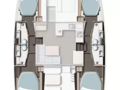 Noleggio Catamarano a Cannigione – Leopard Catamarans / Robertson & Caine Leopard 42 - 4 cab.