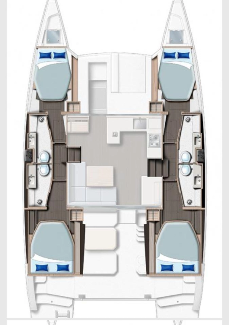 Noleggio Catamarano Leopard Catamarans / Robertson & Caine con patente nautica