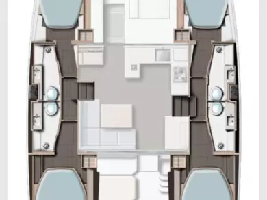 Noleggio Catamarano Leopard Catamarans / Robertson & Caine con patente nautica