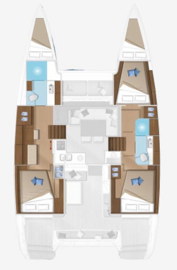 Noleggio Catamarano Lagoon con patente nautica