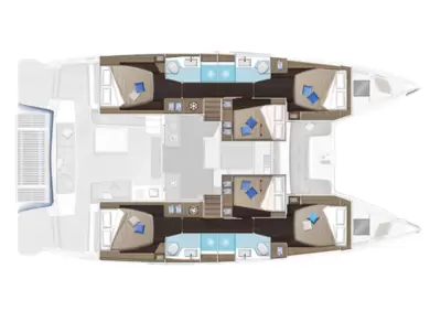 Noleggio barche Trogir economico Lagoon 51