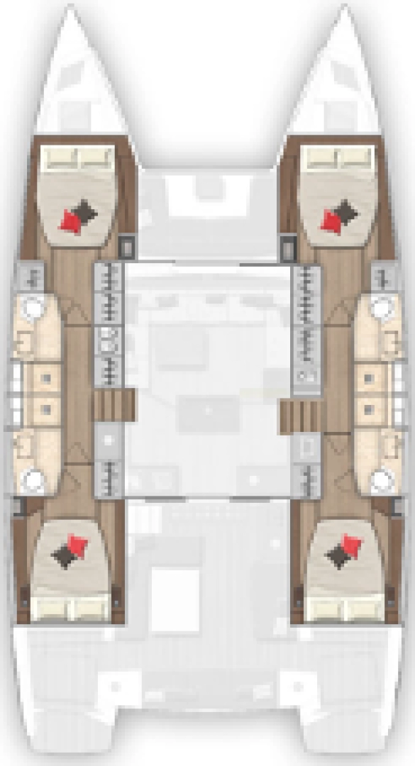 Noleggio a Saint-Raphaël – Lagoon Lagoon 50 su SamBoat