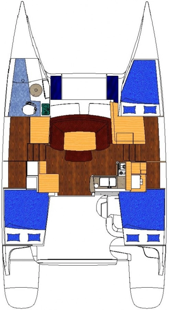 Noleggio barche Baie Taiohae economico Mahe 36 Evolution