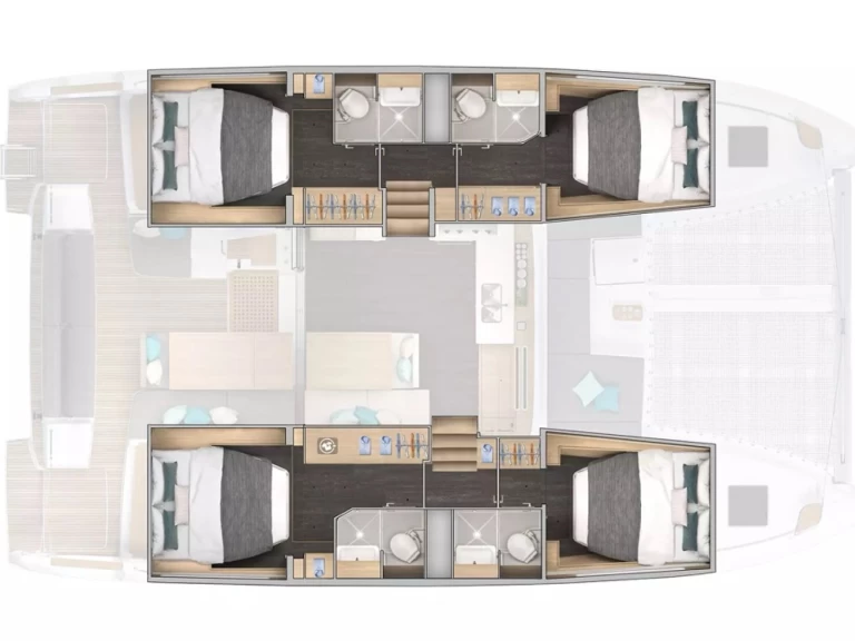 Noleggio Catamarano a Cugnana Verde – Lagoon Lagoon 43