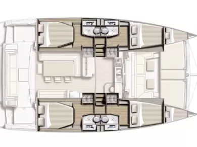 Noleggio Catamarano con o senza skipper Bali a Gouviá