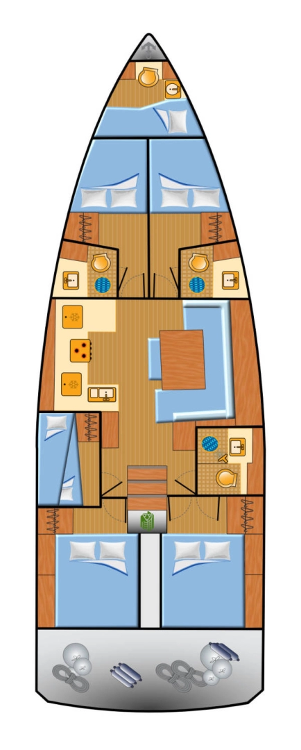Noleggio a Spalato – Jeanneau Sun Odyssey 490 su SamBoat
