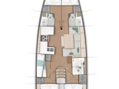 Noleggio barche Jeanneau Sun Odyssey 490 a Sukošan su Samboat