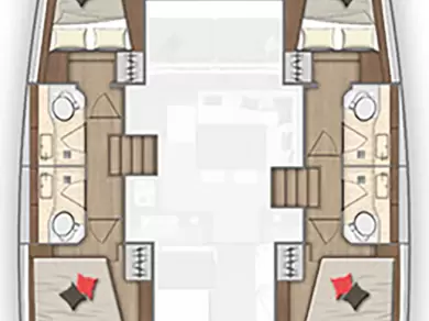 Noleggio barche Lagoon Lagoon 40 a Gouviá su Samboat