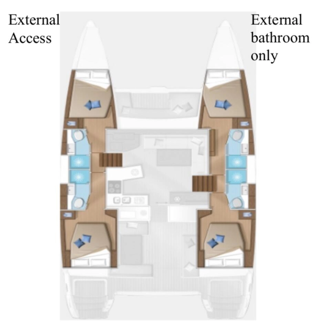 Noleggio barche Furnari economico Lagoon 46