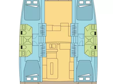 Noleggio Catamarano con o senza skipper Bali a Parham Town