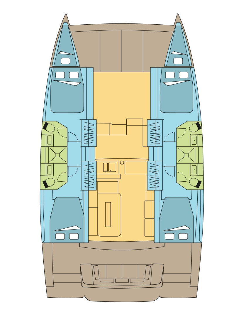 Noleggio Catamarano a Saint George's – Bali Bali 4.2