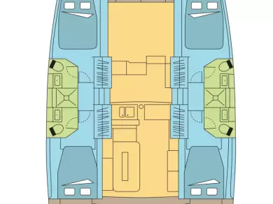 Noleggio Catamarano a Saint George's – Bali Bali 4.2