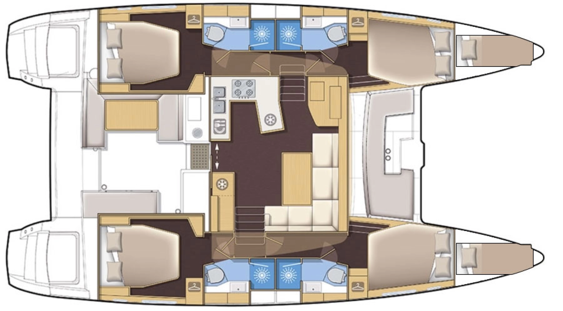 Noleggio a Castelli – Lagoon Lagoon 450 F su SamBoat