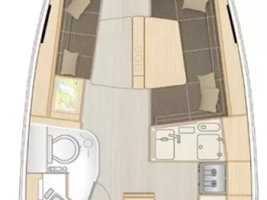 Noleggio barche Hanse Hanse 388 a Sukošan su Samboat