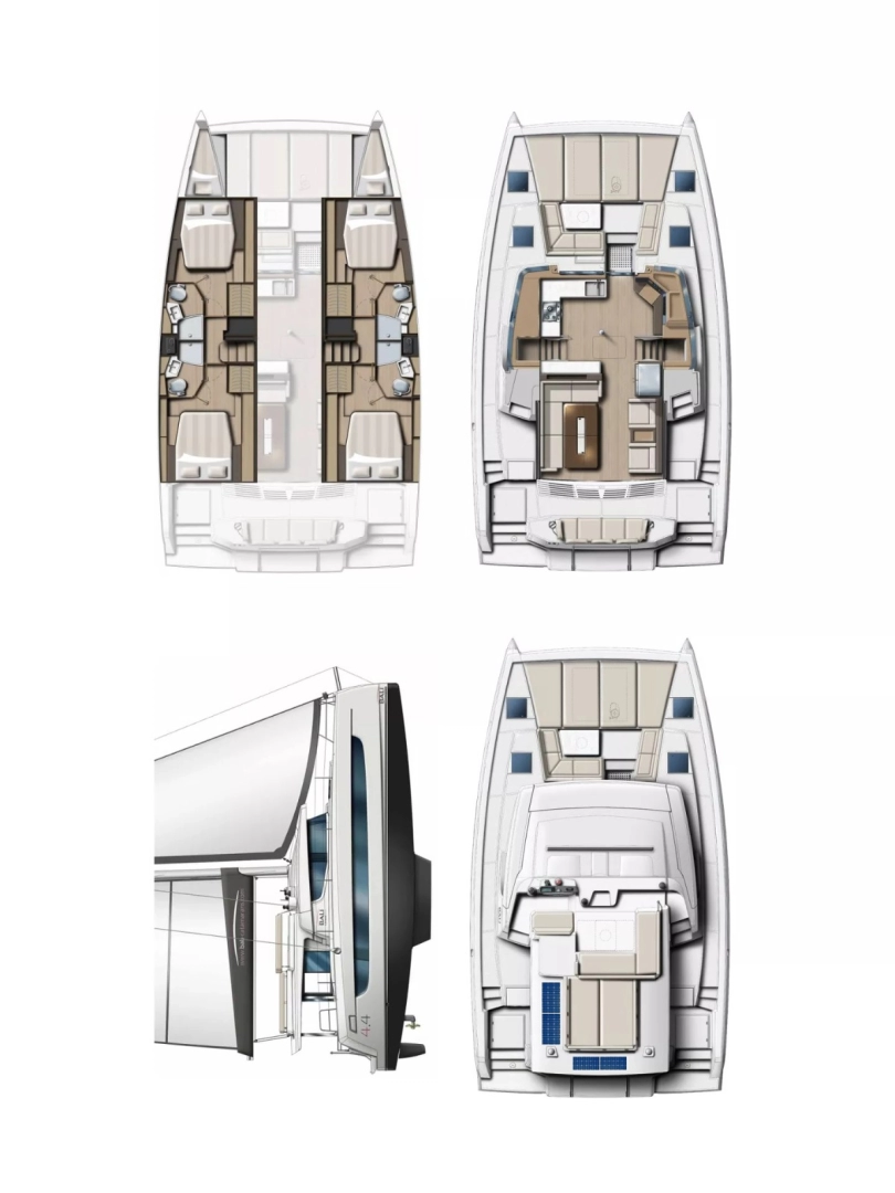 Noleggio Catamarano con o senza skipper Bali a Marmaris