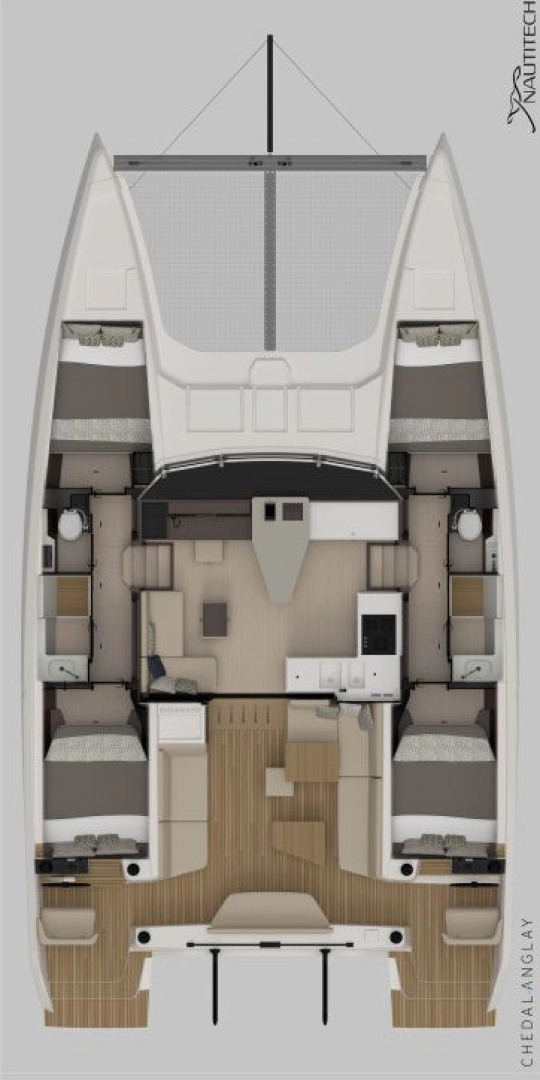 Noleggio Catamarano Nautitech con patente nautica