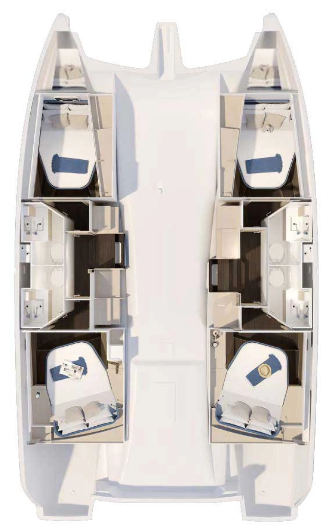 Fountaine Pajot Fountaine Pajot FP 41 Quatuor 4 da affittare a  Trogir