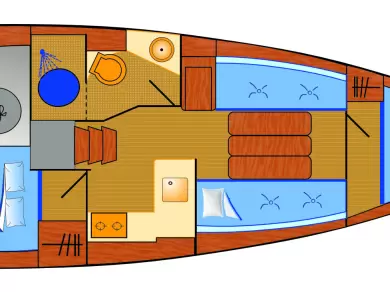 Noleggio barche Jeanneau Sun Odyssey 349 a Zaravecchia (Biograd) su Samboat