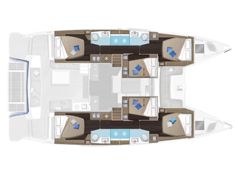 Noleggio barche Lagoon Lagoon 51 a Hurghada su Samboat