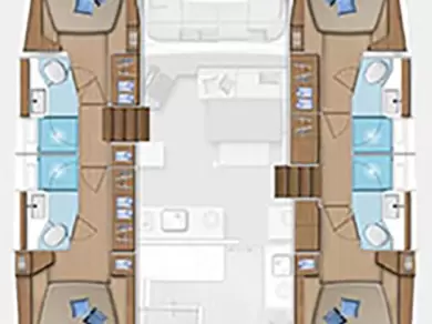 Noleggio barche Álimos economico Lagoon 46