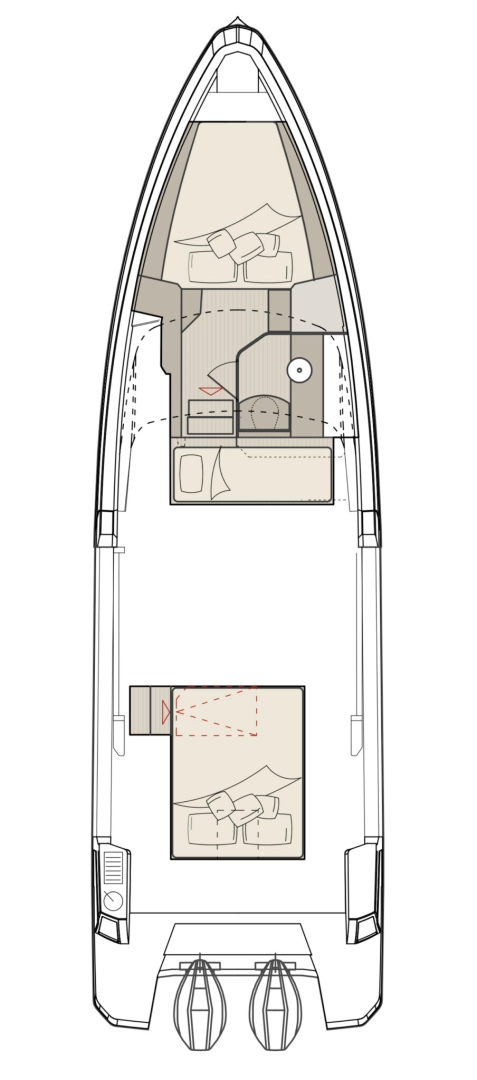 Noleggio Barca a motore con o senza skipper Saxdor a Sukošan