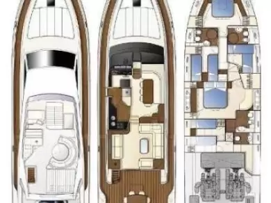 Noleggio Yacht di lusso Ferretti con patente nautica