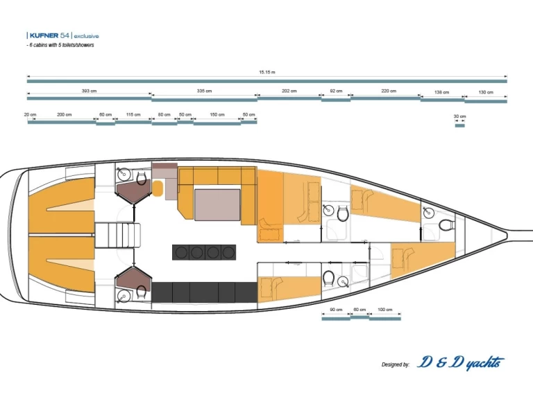 Noleggiare una D&D Yacht D&D Kufner 57 a Trogir