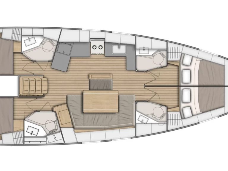 Bénéteau Oceanis 46.1 da affittare a  Scardona