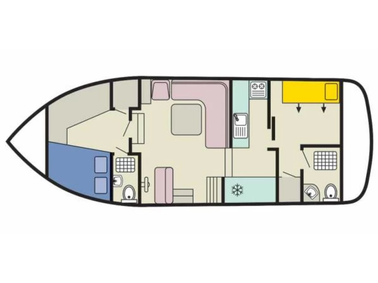 Le Boat Corvette B da affittare a  Tannay