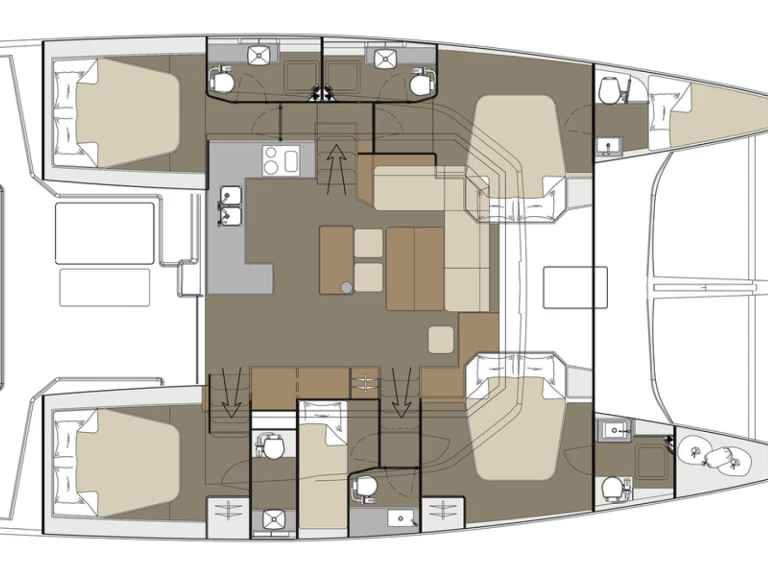 Noleggio Catamarano con o senza skipper Dufour a Furnari