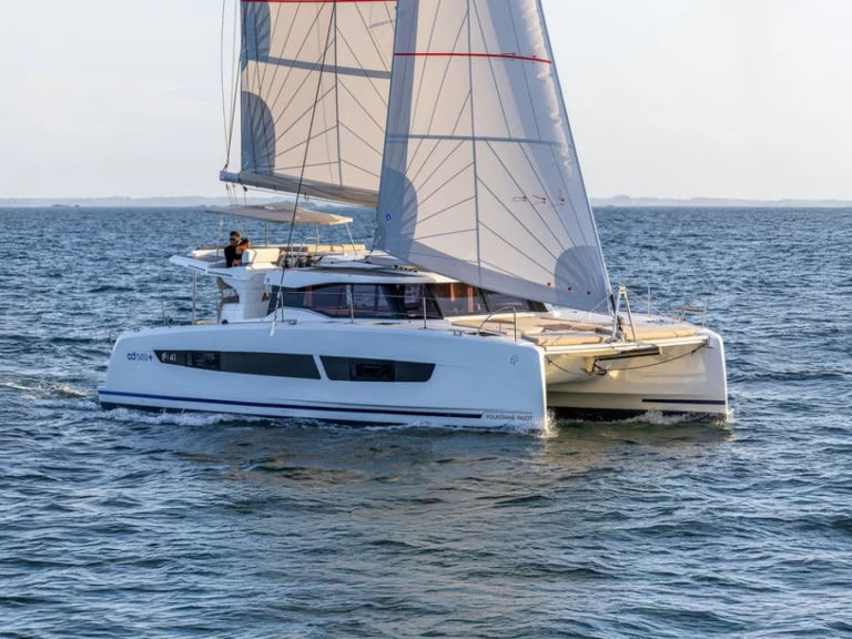 Noleggio barche Golfe-Juan economico Fountaine Pajot FP 41 Quatuor 4