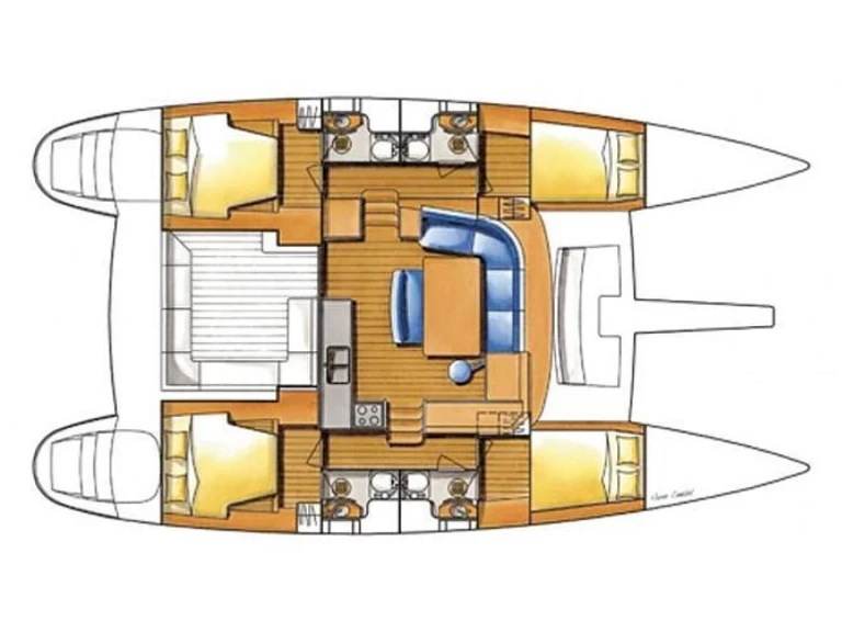 Noleggio barche Lagoon Lagoon 44 a Nettuno su Samboat