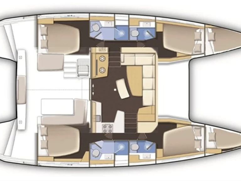 Noleggio Catamarano Lagoon con patente nautica